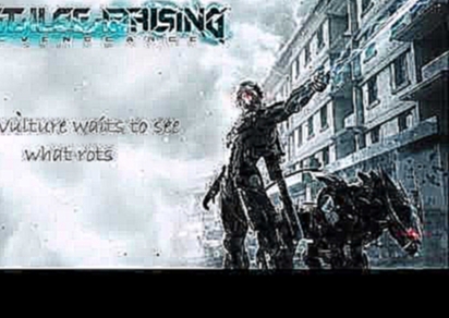 Metal Gear Rising - Red Sun [lyrics on the screen] 