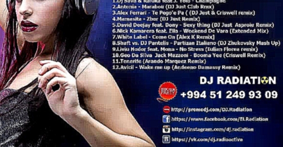 ♫ Romanian House Club Mix (2014) ♫ - ★ Dj Radiation ★ 
