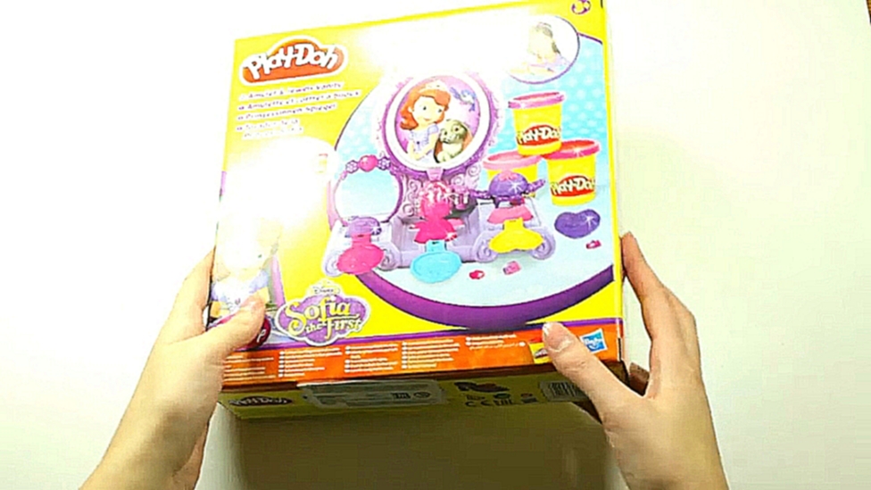 Распаковка набора "Sofia the First"!Делаем чудесные украшения Play Doh !Игры для девочек! 