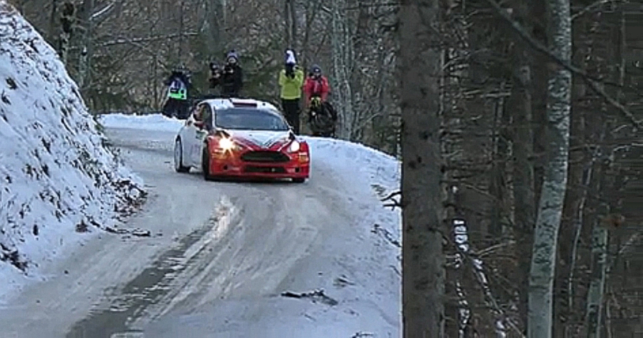 Самая медленная авария в ралли - WRC- Rally Monte-Carlo 2016 