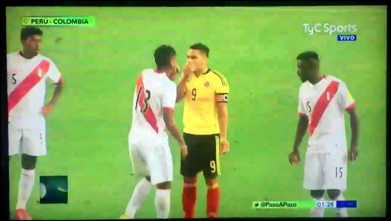 Фалькао убеждает игроков Перу играть на ничью 