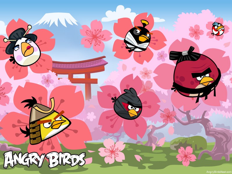 Angry Birds Seasons - Cherry Blossom Вишня в Цвету