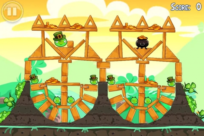Angry Birds Seasons - Go Green,Get Lucky