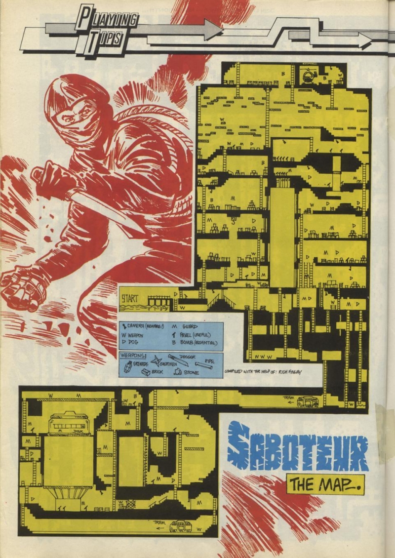Аудиозапись игры для ZX Spectrum - Sabateur-2