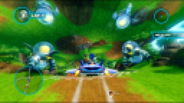 Sonic X is flying on racing with his friends. New cartoon for kids HD 1080p 