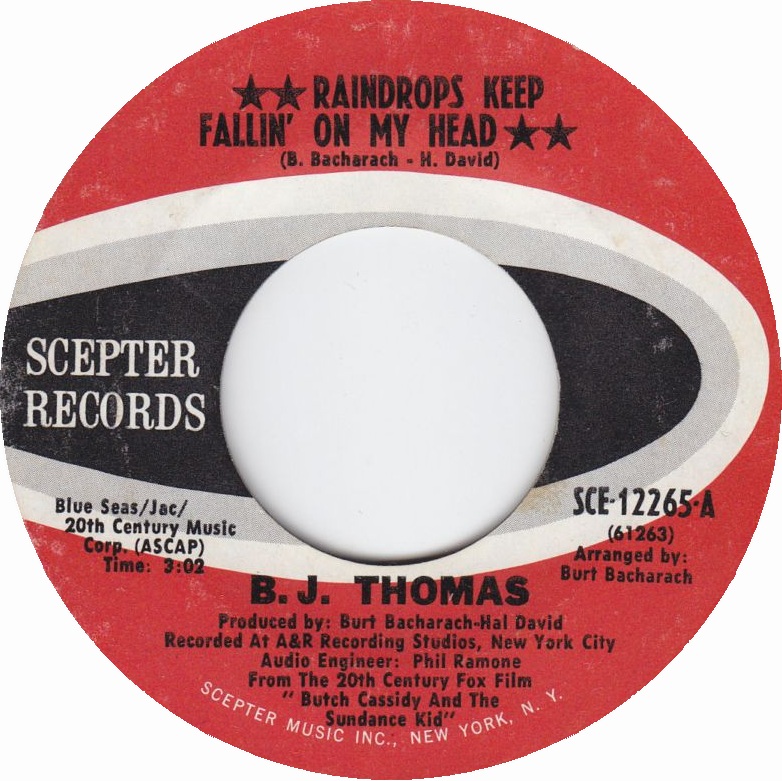 B.J. Thomas - Raindrops Keep Falling On My Head OST Человек-паук 1