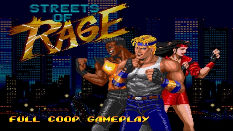 Bare Knuckle (Streets of Rage) - Round 8 Fight Sega 16-bit