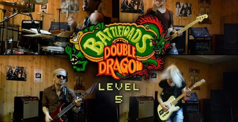 Battletoads & Double Dragon - Level 1 Rock-Metal Cover