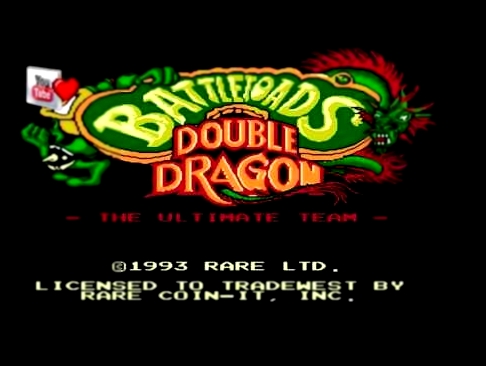 NES NINTENDO DENDY Battle Toads & Double Dragon Music Start, Музыка Заставки в Батл Тодс Денди 
