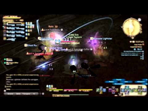 Final Fantasy XIV: A Realm Reborn - Copperbell Mines Dungeon  Scholar Gameplay