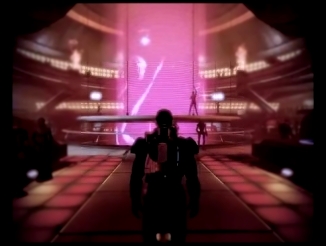 Mass Effect 2 Afterlife cylindrical screen (Saki Kaskas - Callista) 