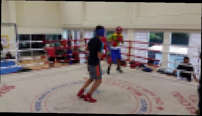 Coach Barry Robinson Directing Nick Frese Sparring with the Boxing National Team in Thailand Part 3 