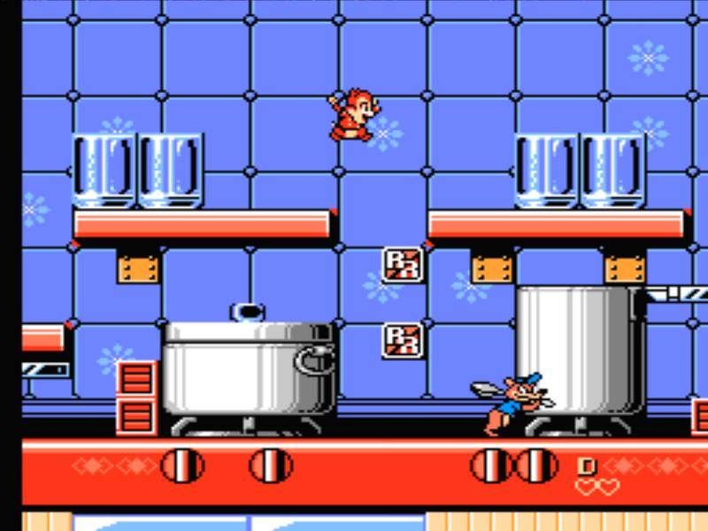 Capcom - Chip'n'Dale 2 NES - Title Screen