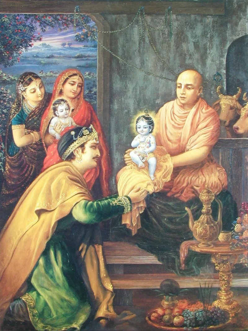 Чайтанья Бхагавата - Глава 4 - Церемония наречения именем, детские игры и похищение