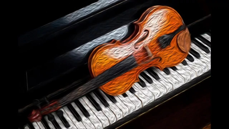 Чистая симфония - Игра скрипки и пианино