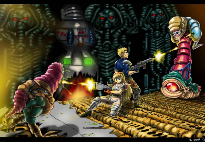 Contra Hard Corps - The Foggy Cave in the Darkness Genesis 2 VA2.3