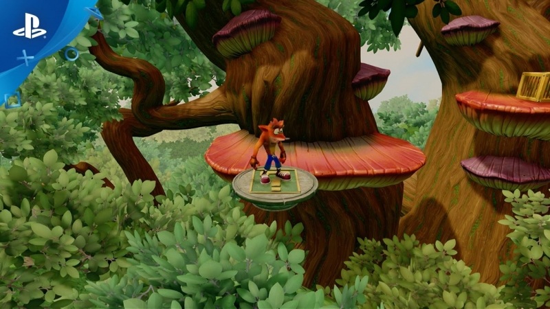 Crash Bandicoot 2 - уровень с большим медведем