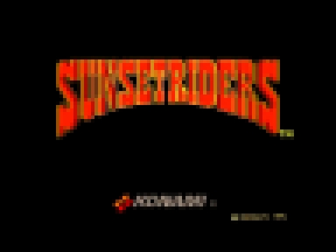 Sunset Riders [Arcade] Soundtrack - 1991 