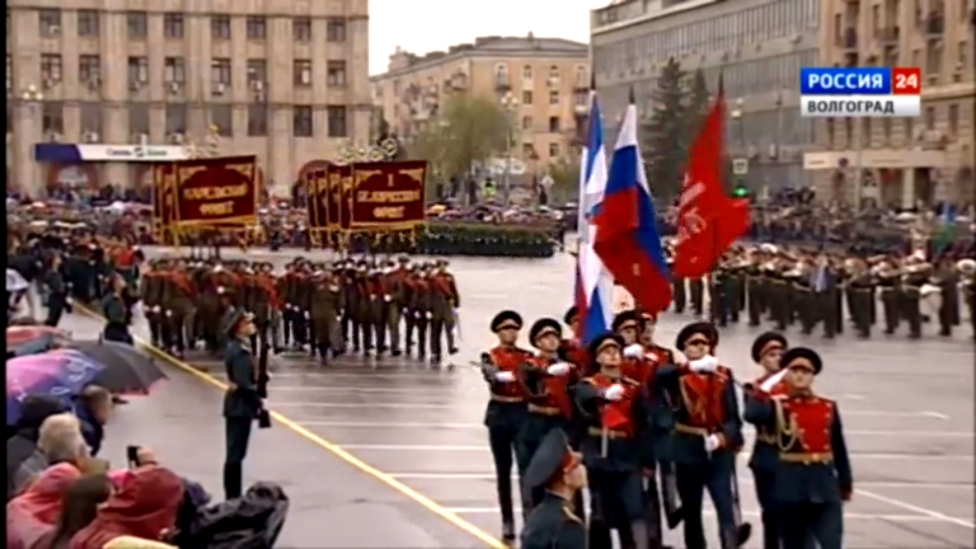 Парад Победы в Сталинграде 9 мая 2015 