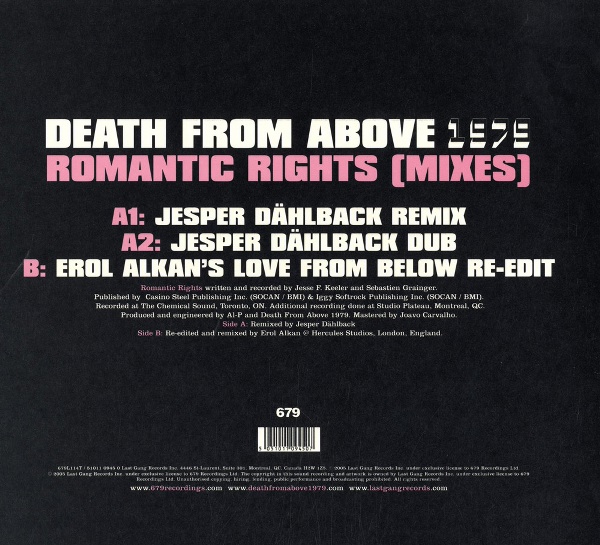 Death From Above 1979 - Romantic Rights SSX ON TOUR OST