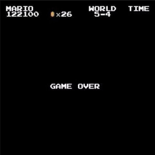 Денди. Марио - Game Over