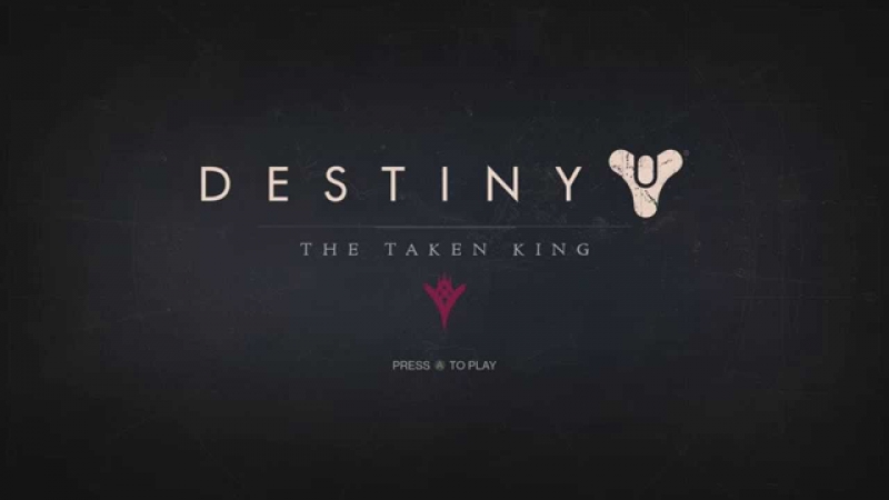 Destiny The Taken King - Title Screen