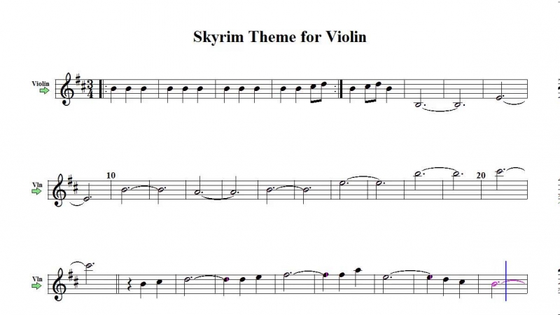 Skyrim - Dragonborn Violin Cover