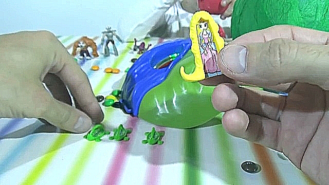Черепашки Ниндзя большое яйцо сюрприз распаковка игрушки TMNT giant surprise egg with toys 