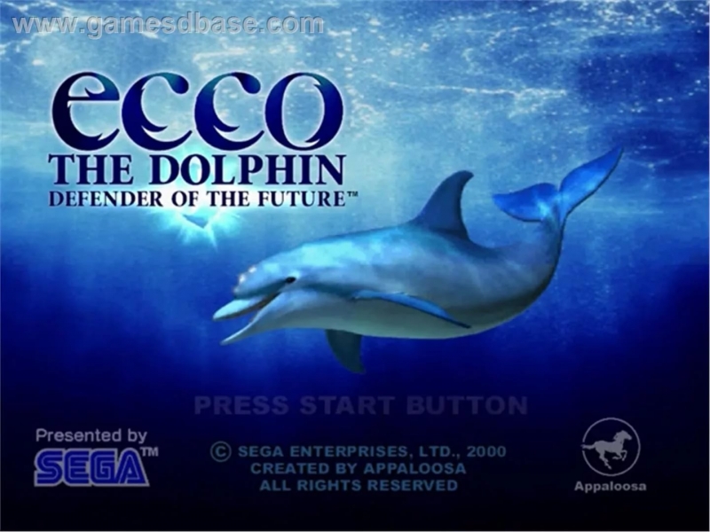 Ecco The Dolphin - Title Screen