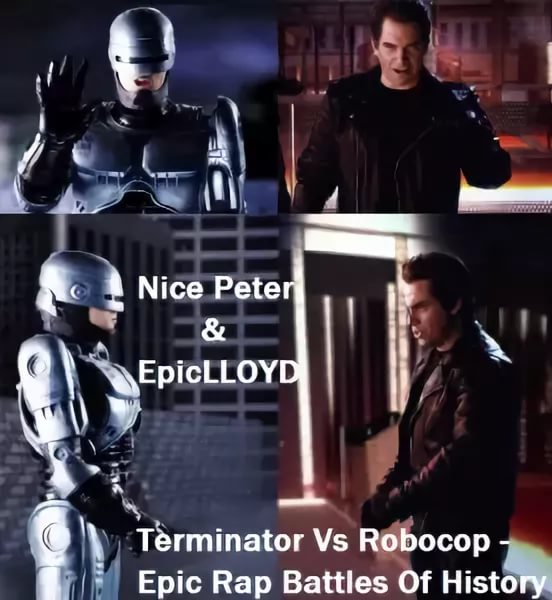 Terminator vs Robocop