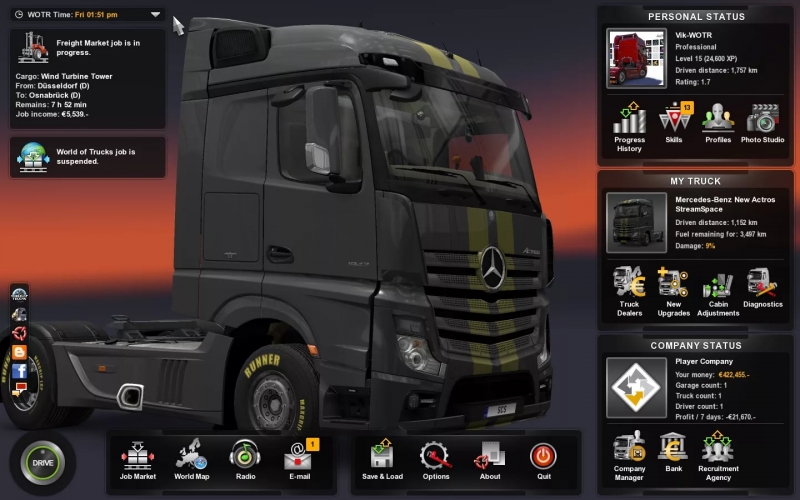 Euro Truck Simulator 2 - Desktop 1