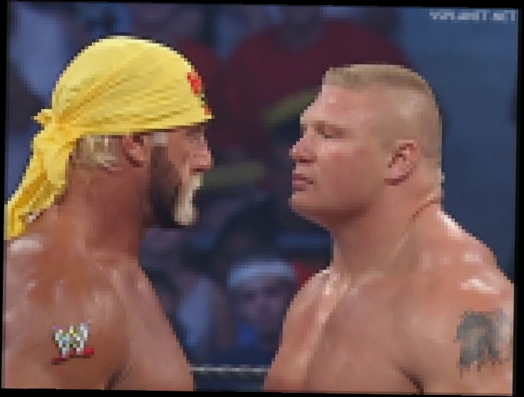 Халк Хоган vs Брок Леснар, WWE Smackdown 08.08.2002 