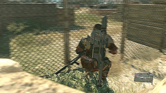 Metal Gear Solid 5: The Phantom Pain - Эвакуация останков горящего человека 