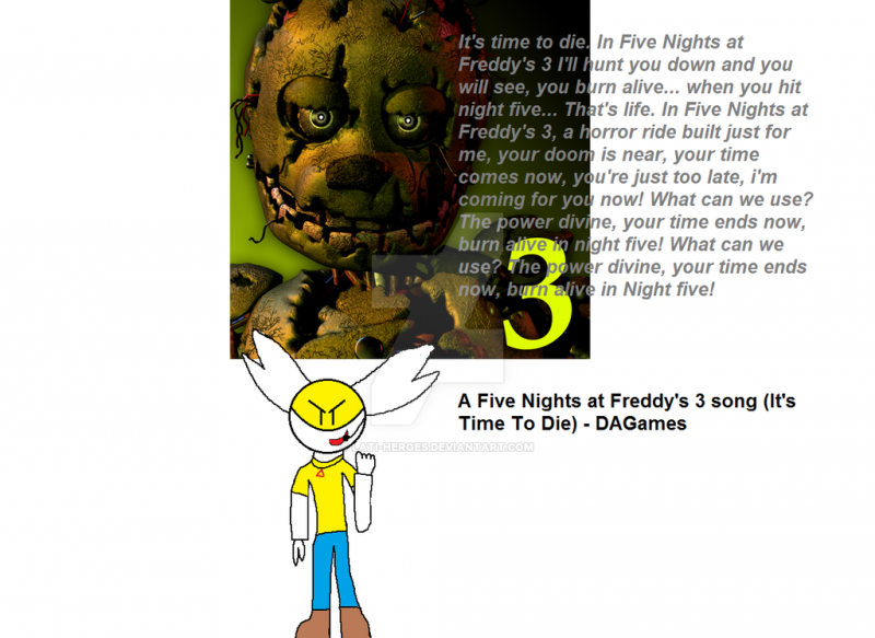Five Nights at Freddy's 3 - It's Time to Die