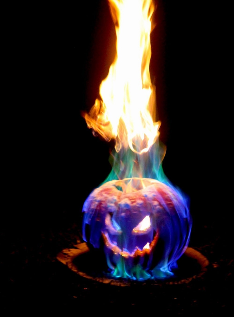 Flaming Pumpkins