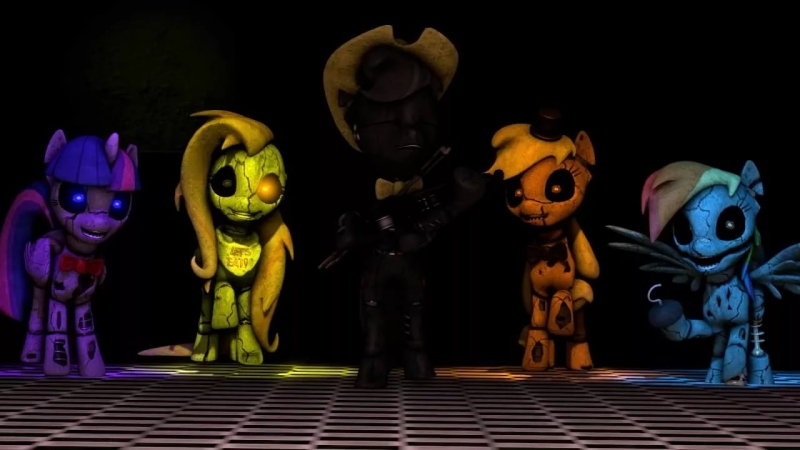 FNAF -1-2-3-4 And Sister Location - Rainbow Factory F.Death