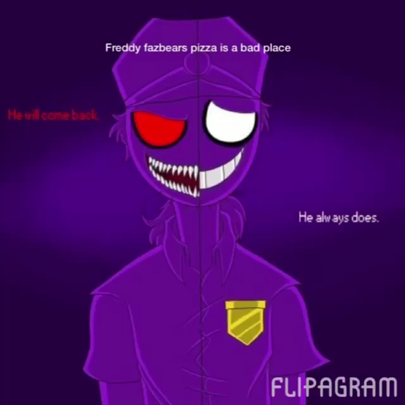 FNAF - фиолетовый парень