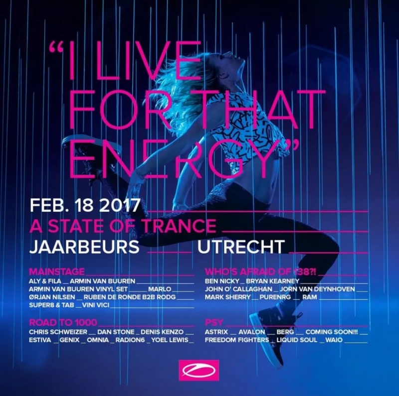 Freedom Fighters - A State Of Trance 800 Festival in Utrecht, The Netherlands 18.02.2017