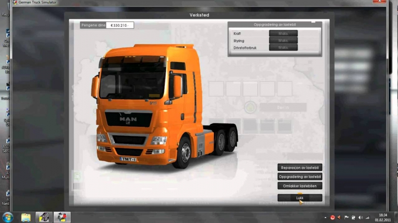 German Truck Simulator - Гараж