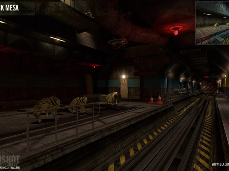 Half Life Black Mesa Source - On a Rail 1