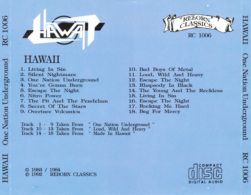Hawaii - 83 - One Nation Underground - Nitro Power