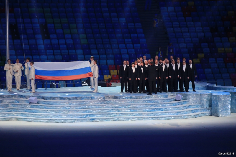 Хор Сретенского Монастыря, Церемония открытия олимпийских игр в Сочи, 2014