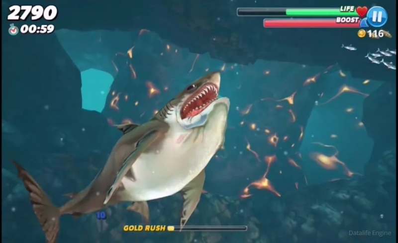 Hungry Shark World - дьявольский шёпот удильщиков