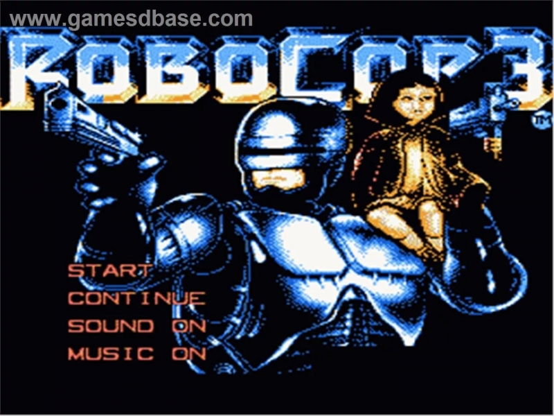 Игра на денди Robocop 3 - Робот полицейский 3 8 бит remix