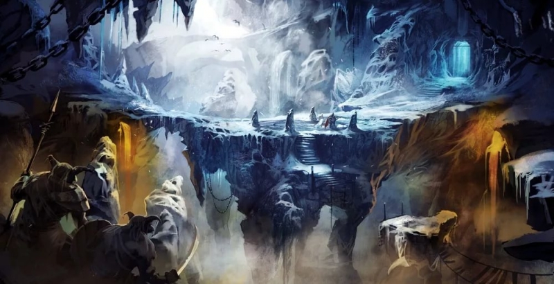 Игра на ханге в пещере - Космос