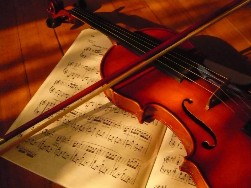Инструментальная музыка - игра на скрипке
