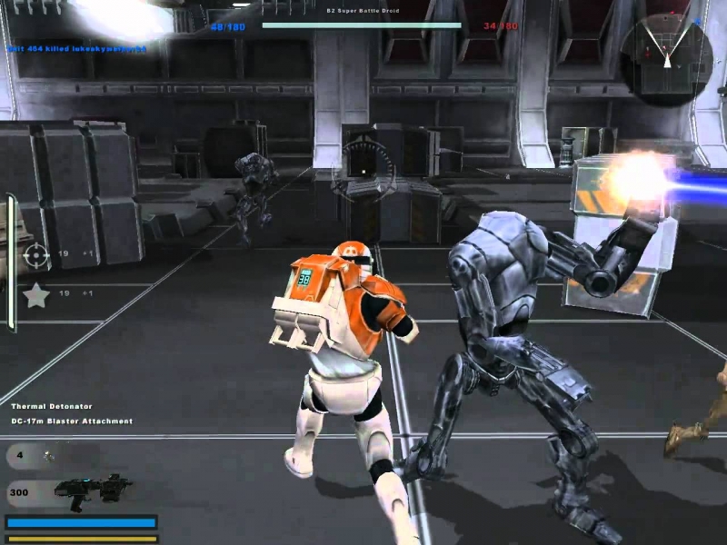 Из игры Star Wars Republic Commando - играет в передаче