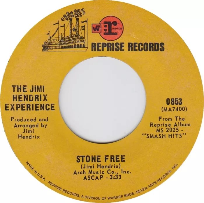Jimi Hendrix ~ 1968 ~ Smash Hits - Stone Free