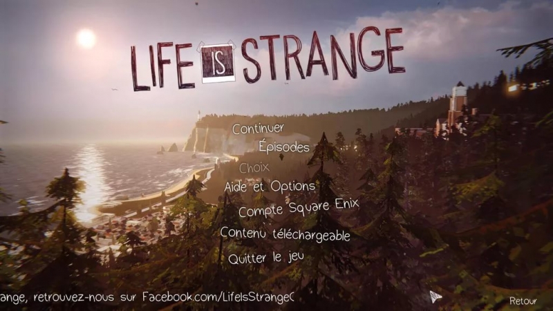 Life is Strange - Pause Menu Episode 1