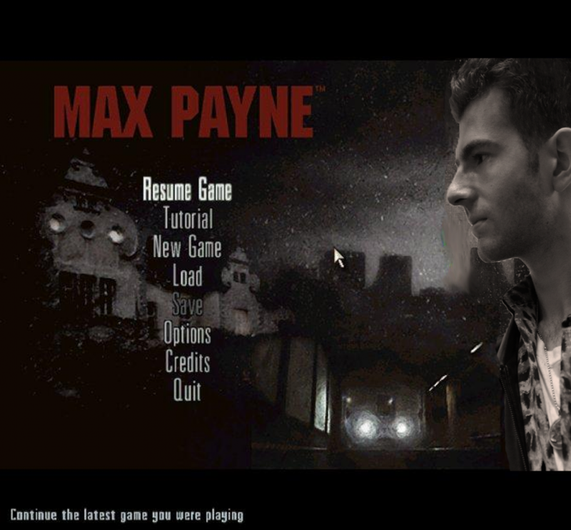 Макс Пейн - Menu Max Payne 1